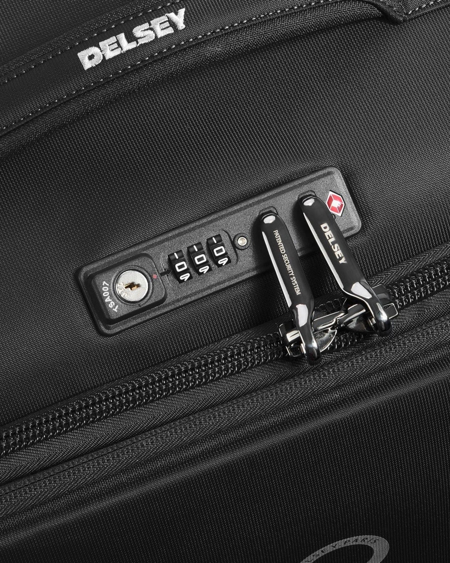 Delsey Paris Brochant 2.0 Expandable 67cm Black Luggage