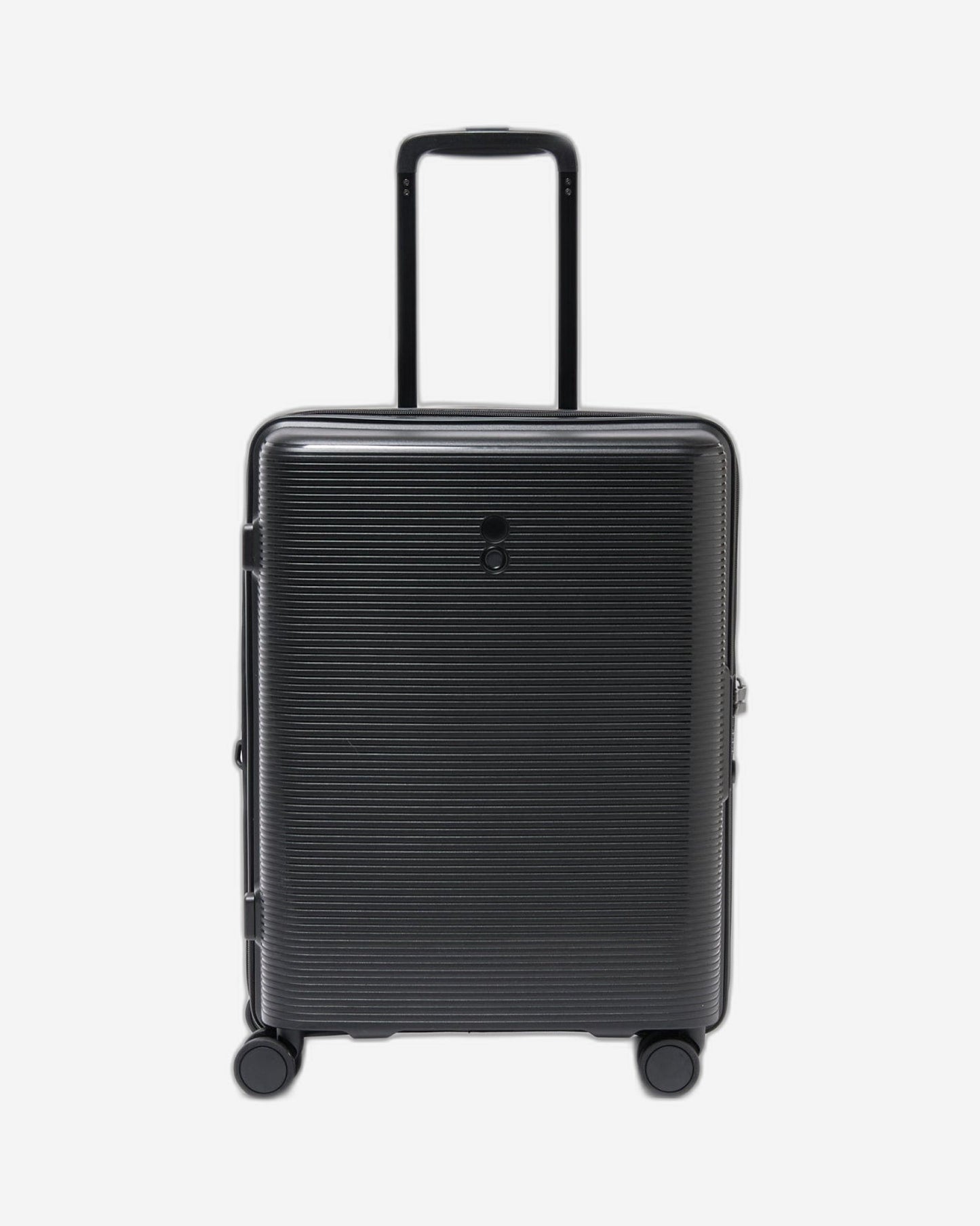 Echolac Forza Expandable 55cm Black Luggage