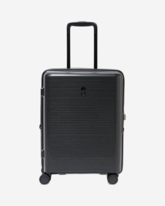 Echolac Forza Expandable 55cm Black Luggage