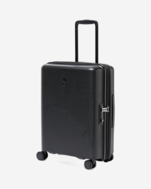 Echolac Forza Expandable 55cm Black Luggage