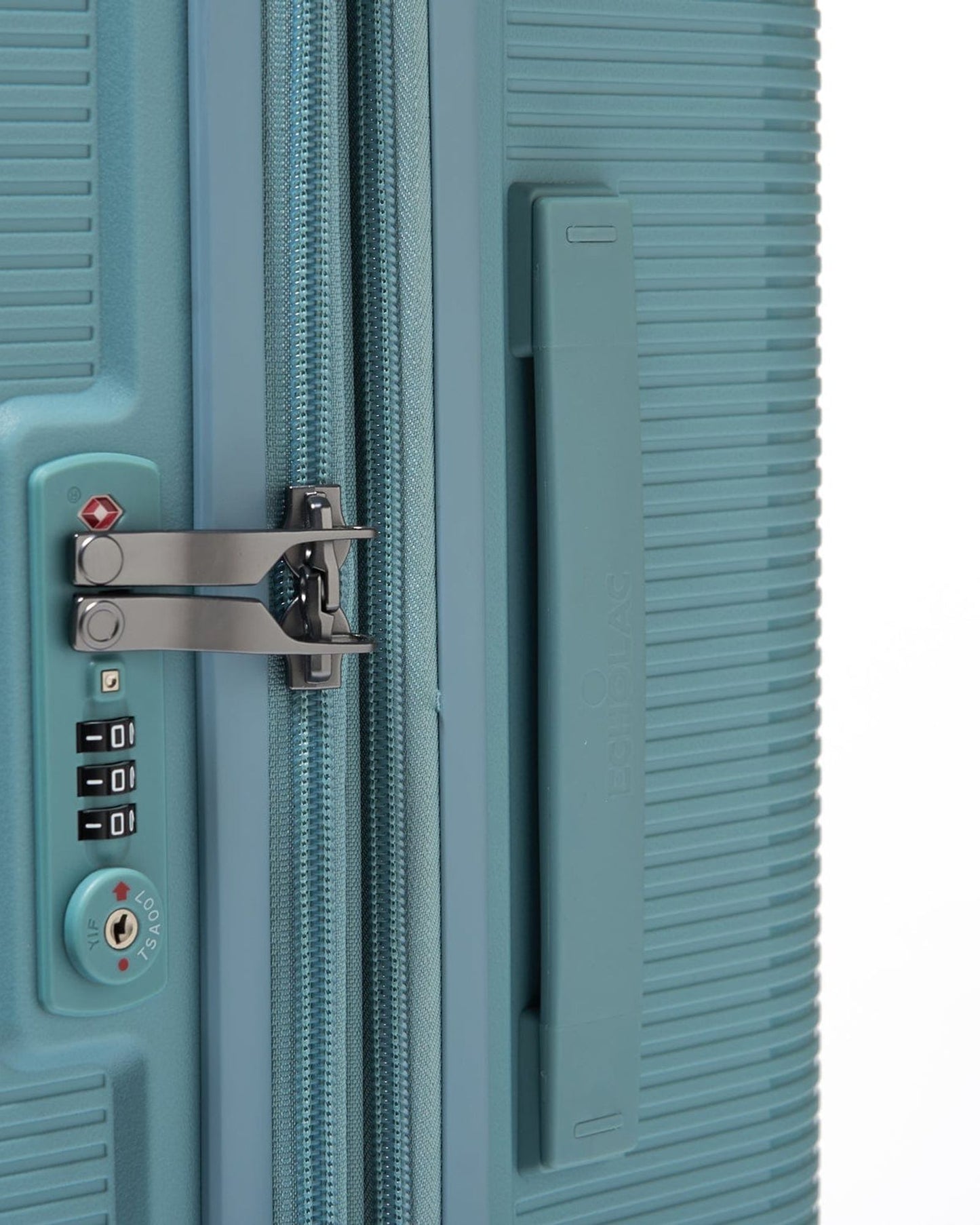 Echolac Pusion Expandable 55cm Blue Luggage