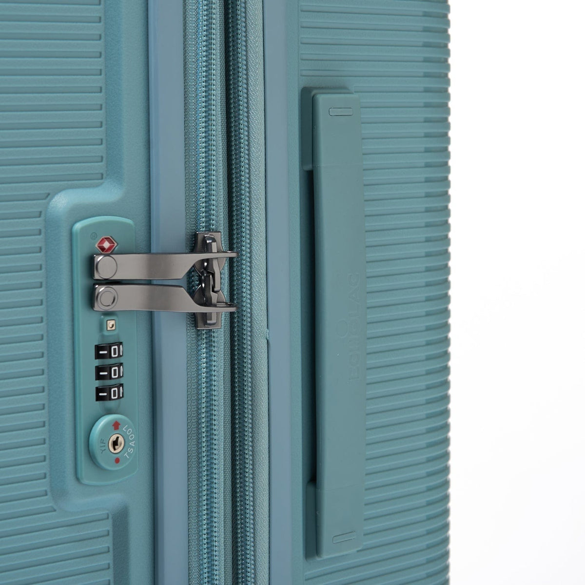 Echolac Forza Expandable 65cm Coastal Blue Luggage