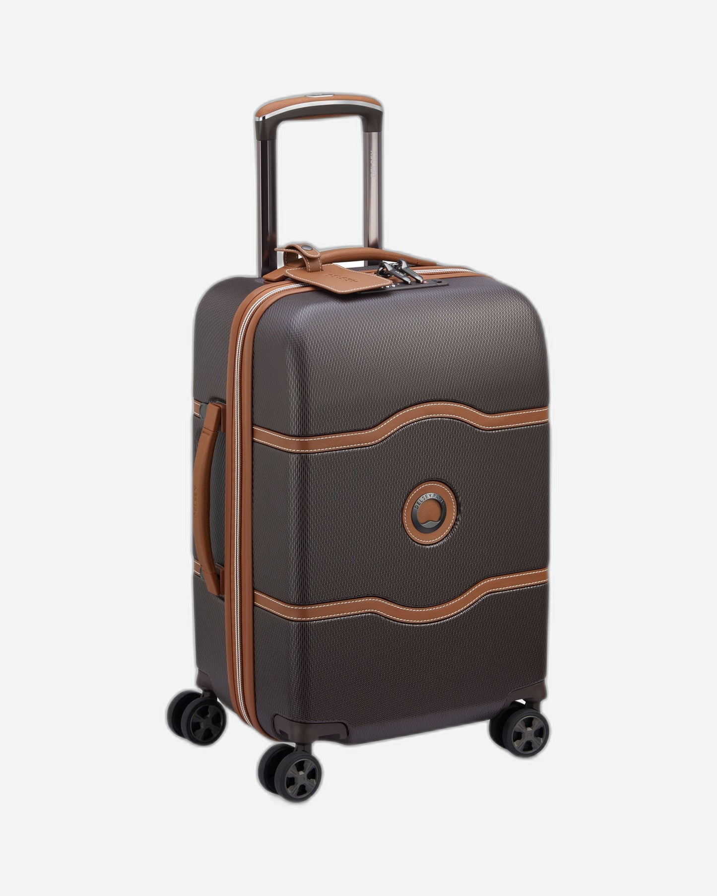 Delsey Paris Chatelet Air 2.0 Hardcase 55cm Brown Luggage