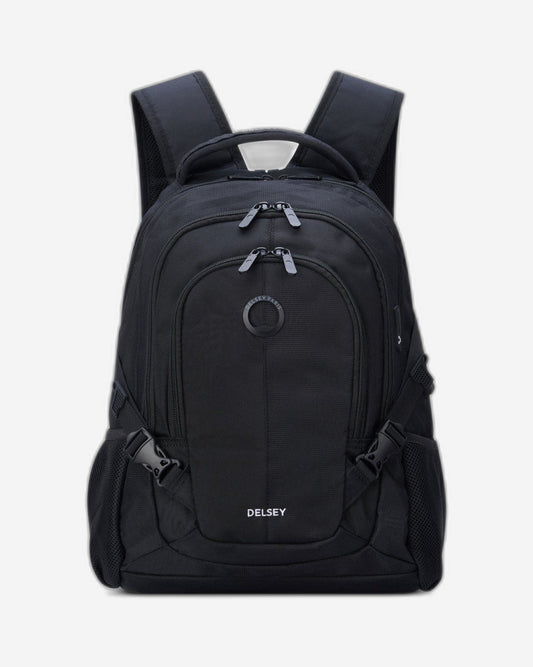 Delsey Paris Element Navigator 15.6" Laptop Protection 2 Compartment Backpack Black