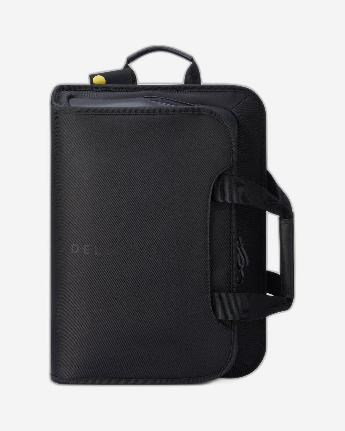 Delsey Paris Arche 2 Compartment Laptop Protection 15.6 Inch Satchel Backpack Black