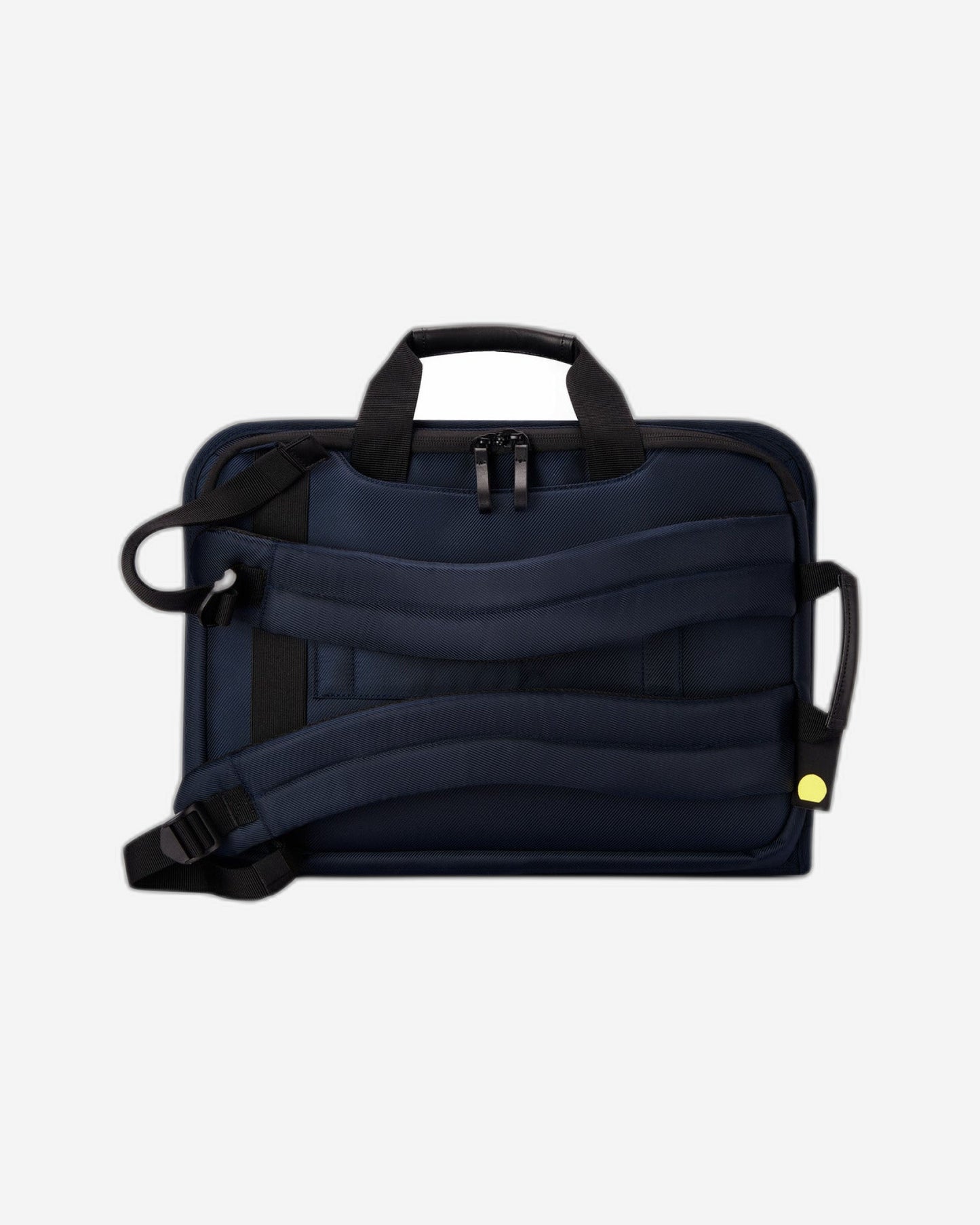 Delsey Paris Arche 2 Compartment Laptop Protection 15.6 Inch Satchel Backpack Navy Blue