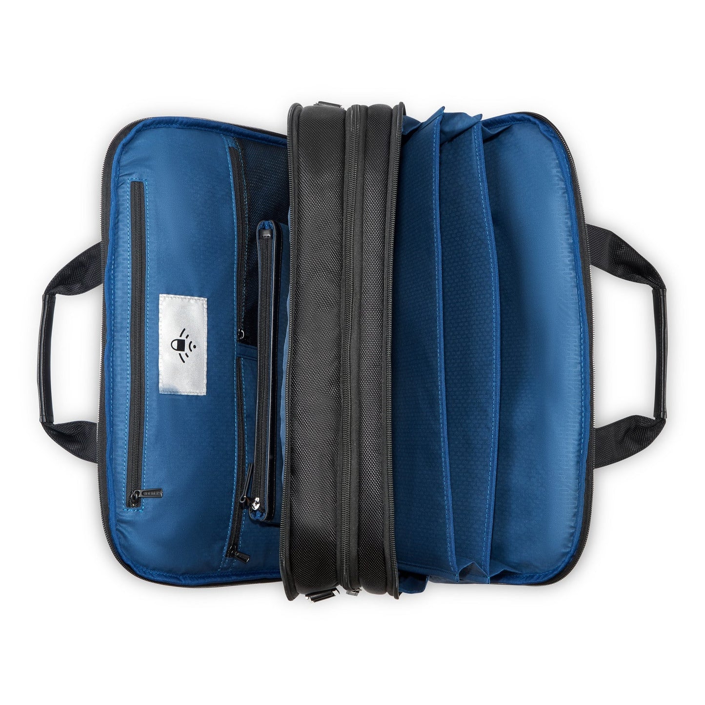 Delsey Paris Wagram 2 Comparment Satchel Breifecase 15.6 Inch Black