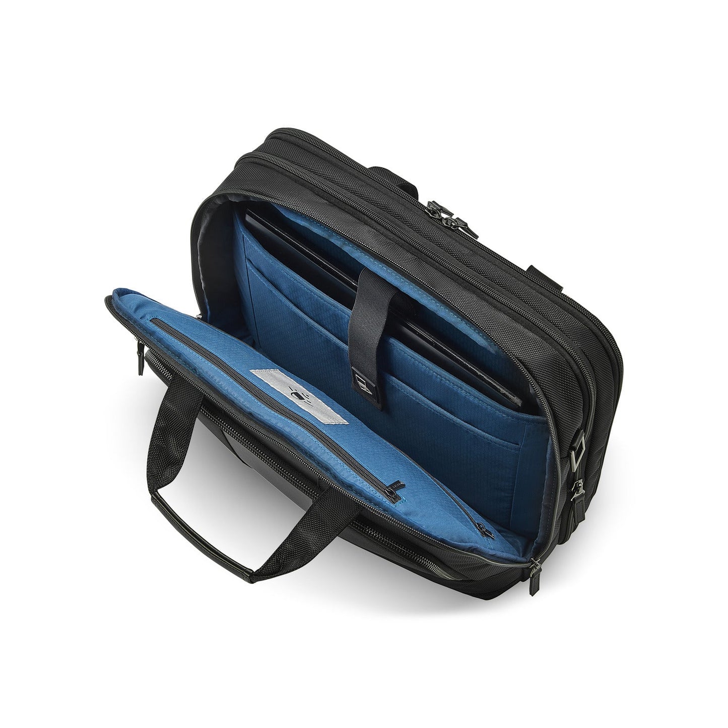 Delsey Paris Wagram 2 Comparment Satchel Breifecase 15.6 Inch Black