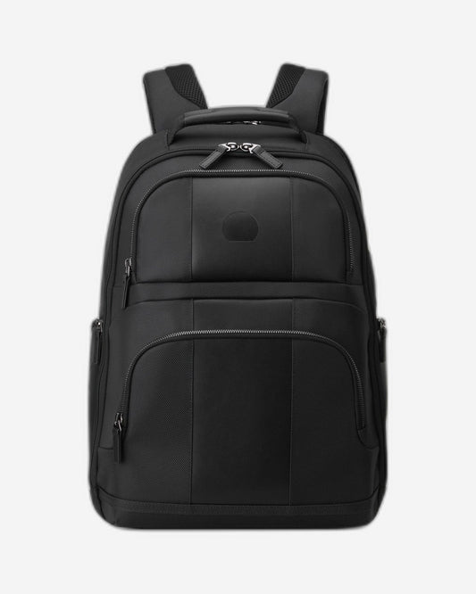 Delsey Paris Wagram Compartment 15.6 Laptop Backpack Black
