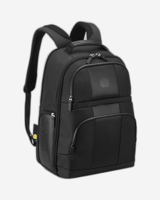 Delsey Paris Wagram Compartment 15.6 Laptop Backpack Black