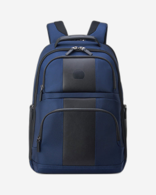 Delsey Paris Wagram Compartment 15.6 Laptop Backpack Navy Blue