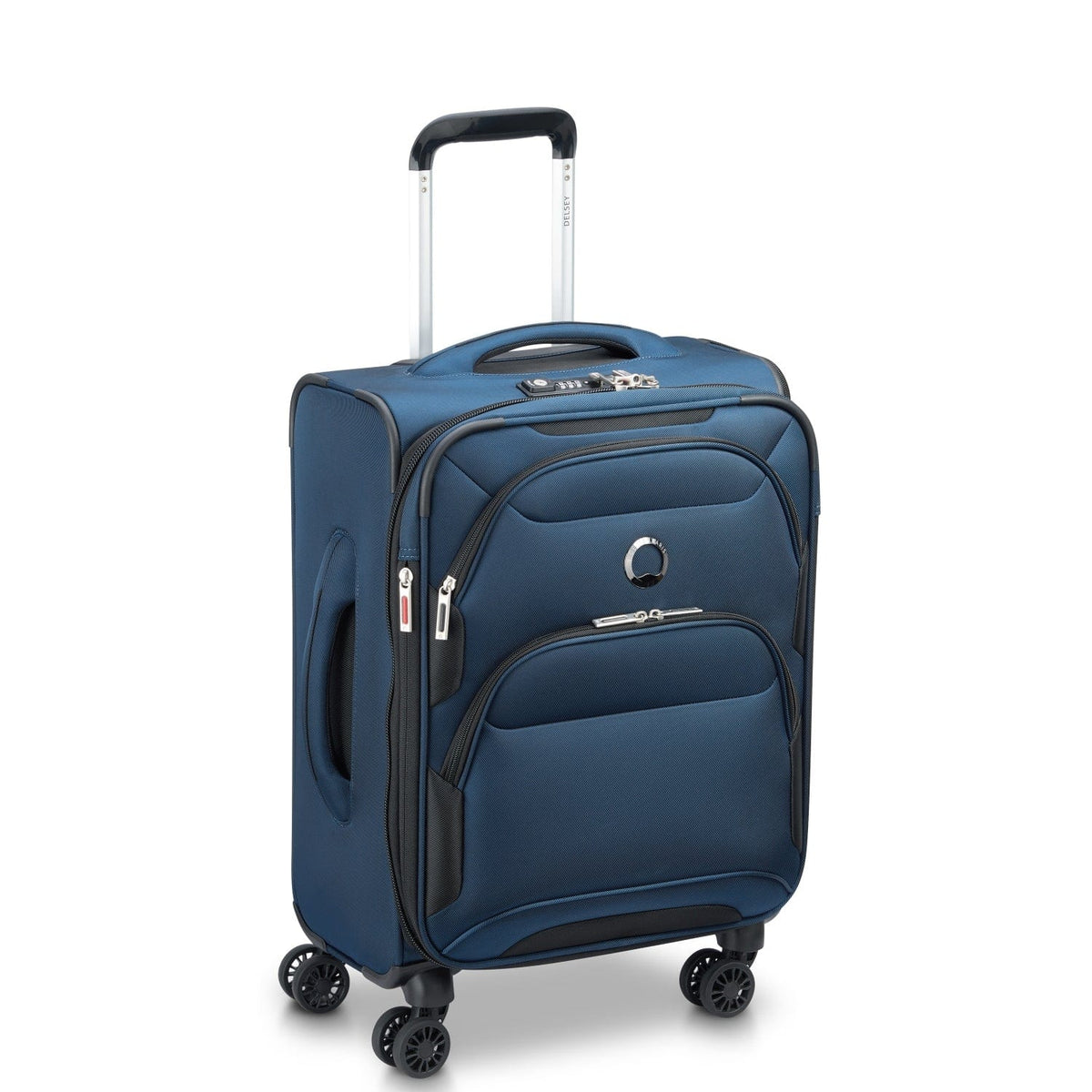 Delsey Paris Sky Max 2.0 Expandable 55cm Blue Luggage