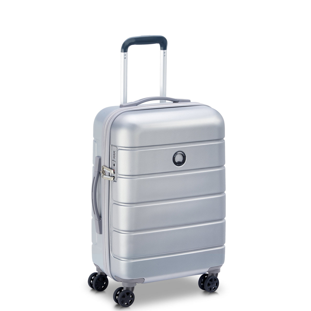 Delsey Paris Lagos Hardcase 55cm Silver Luggage