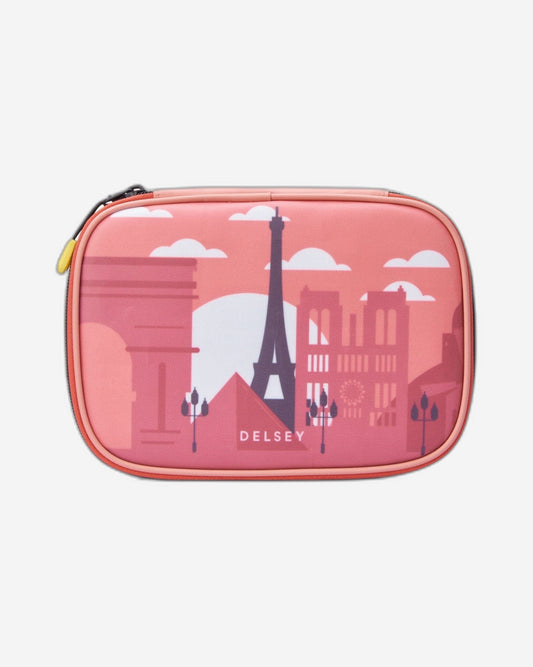 Delsey Paris BTS 2023 Large Size Pencil Box Pink Printing
