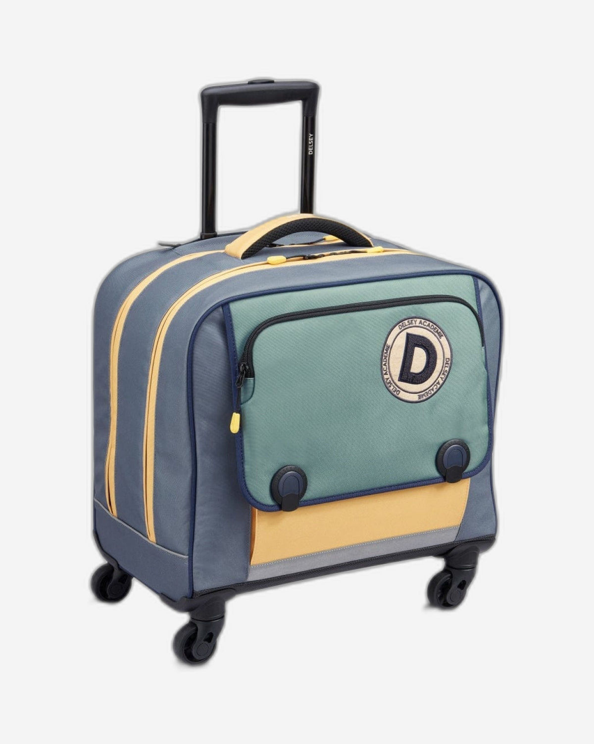 Delsey Paris BTS 2023 4 Wheel 15.6 Inch Cactus Wheeled School Bag