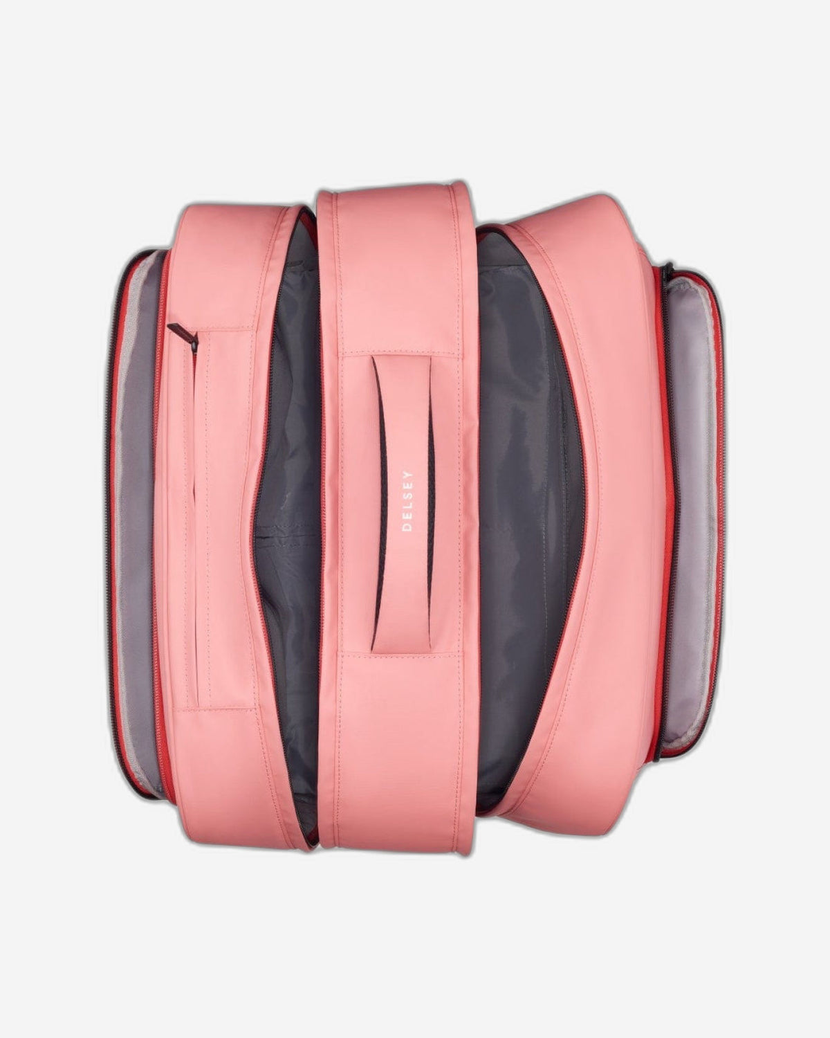 Delsey Paris BTS 2023 4 Wheel 15.6 Inch Pink Printing Wheeled School Bag