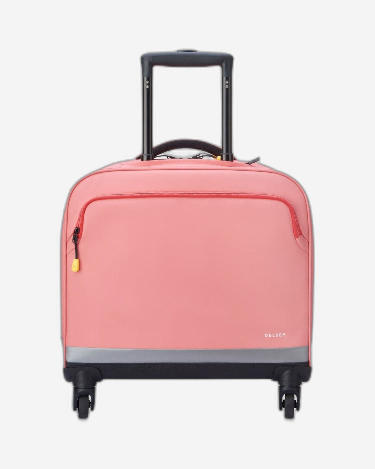 Delsey Paris BTS 2023 4 Wheel 15.6 Inch Pink Printing Wheeled School Bag