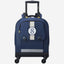 Delsey Paris BTS 2023 4 Wheel 15.6 Inch Blue Printing Wheeled Backpack