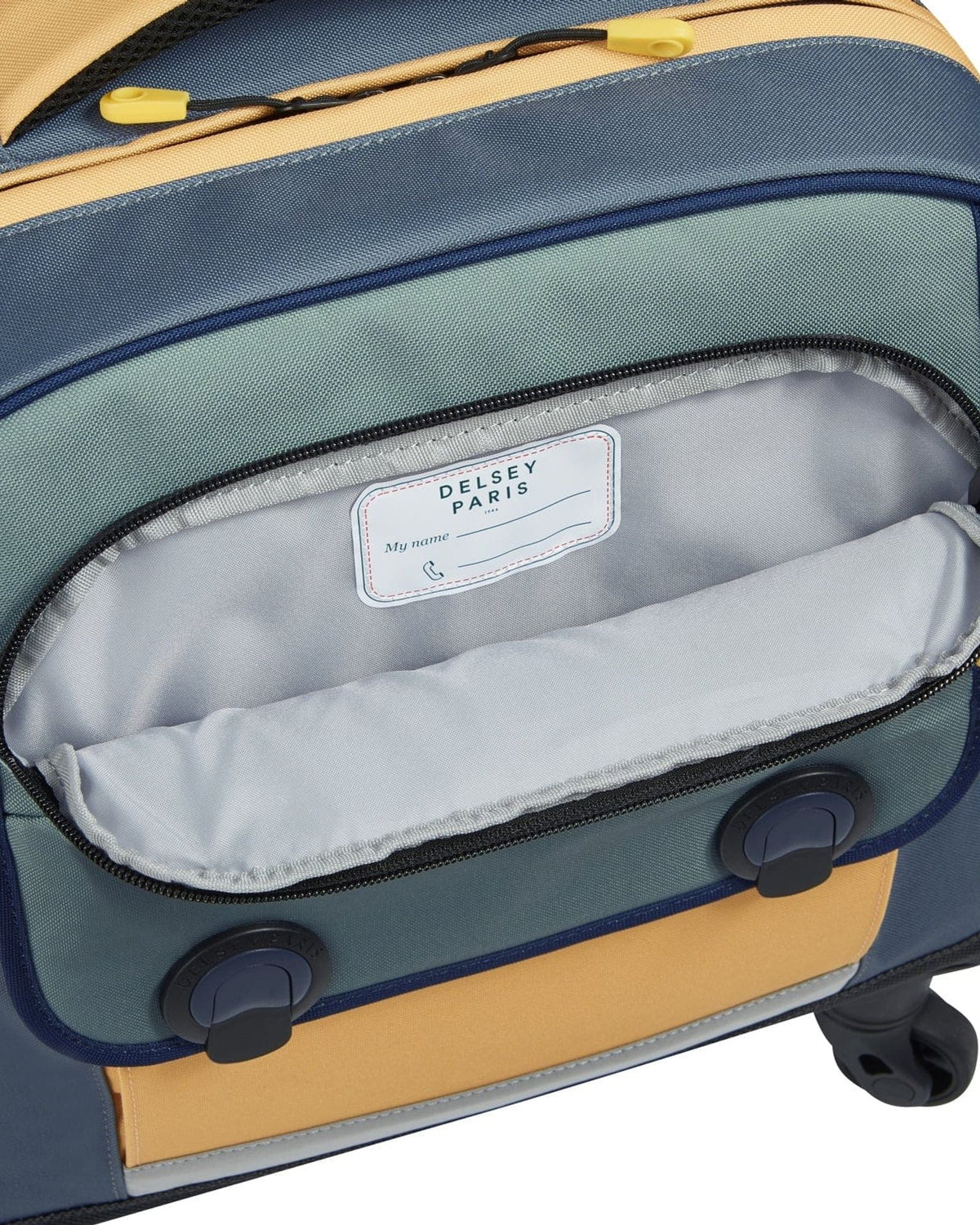 Delsey Paris BTS 2023 4 Wheel 15.6 Inch Cactus Wheeled Backpack