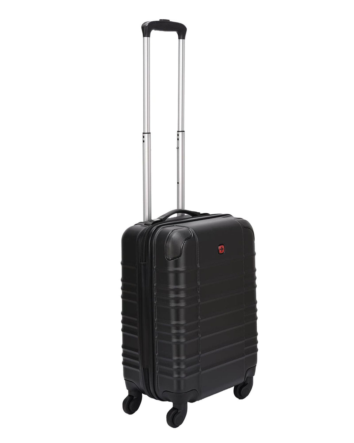 Wenger Amplar 3 Piece 53+65+75cm Hardside Non-Expandable Check-In Luggage Trolley Set Black - 653149