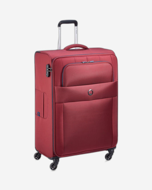 Delsey Paris Cuzco Softcase 78cm Red Luggage