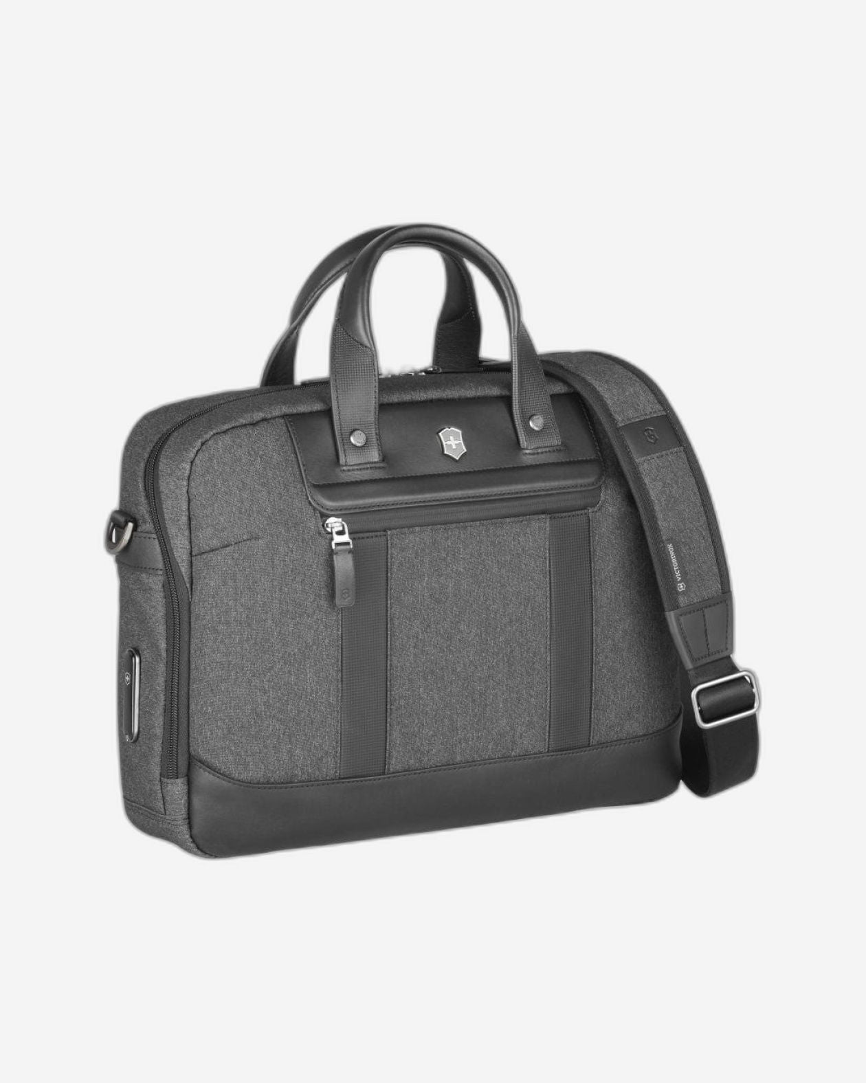 Victorinox Architecture Urban2 12.2 inch Briefcase Melange Grey/Black - 611956
