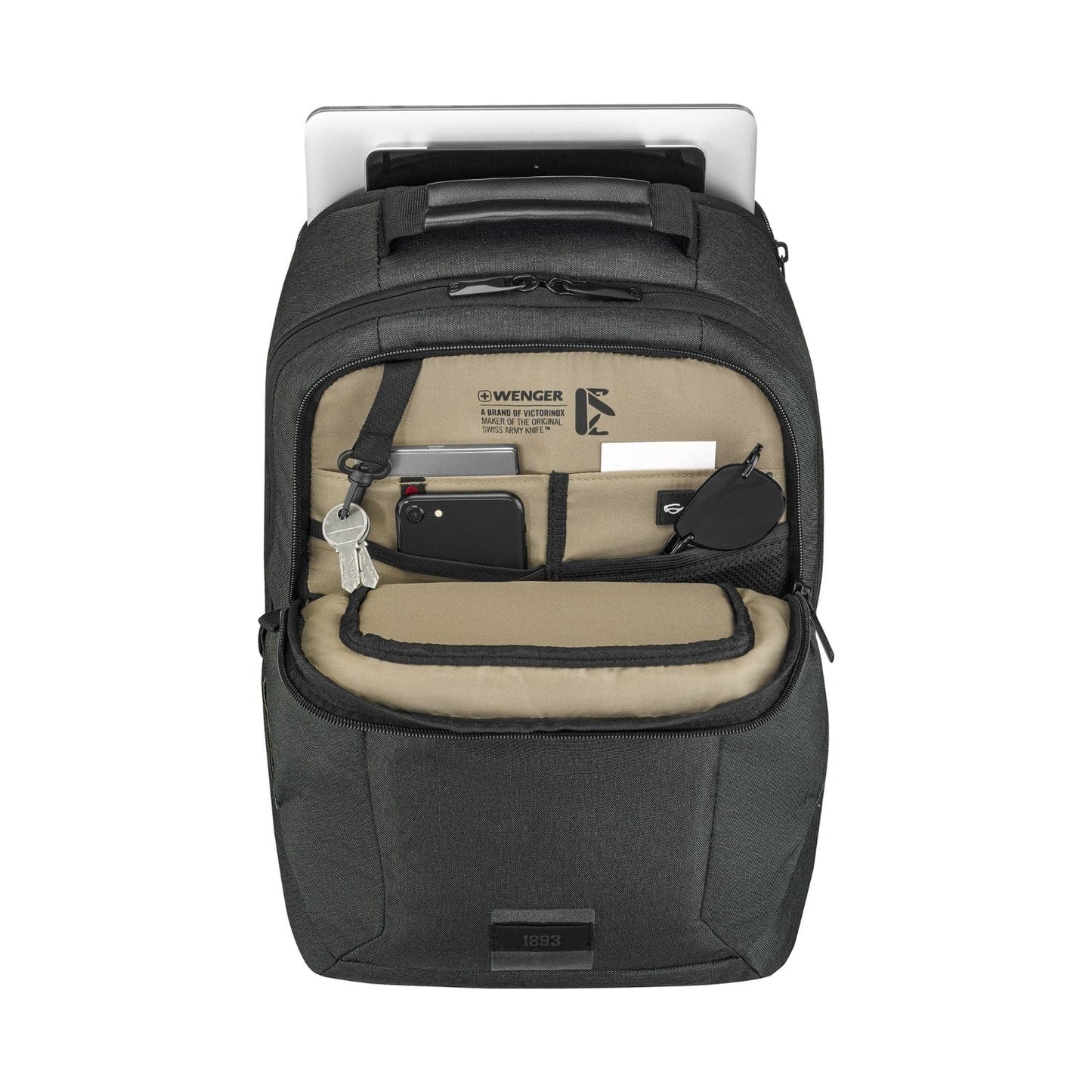 Wenger Mx Eco Professional 16 Laptop Backpack with Tablet Pocket Charcoal - 612261