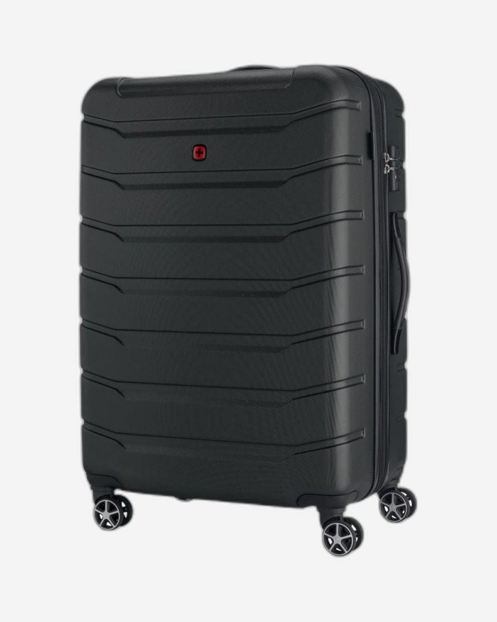 Wenger Vaiana Medium Hardside Expandable 78cm Check-In Luggage Trolley Black - 612355