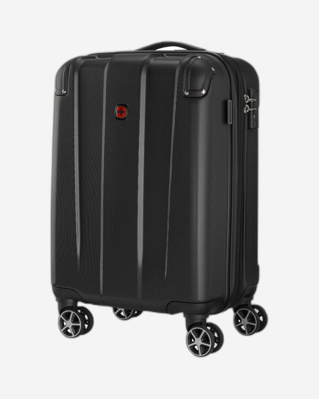 Wenger Protector Carry-On Hardside Expandable 55cm Cabin Luggage Trolley Black - 612361