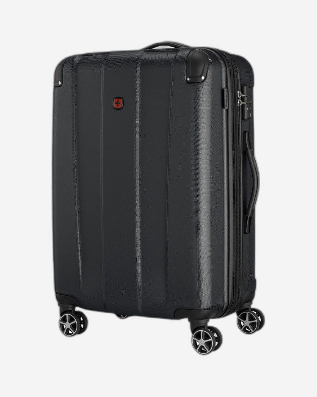 Wenger Protector Medium Hardside Expandable 67cm Check-In Luggage Trolley Black - 612363