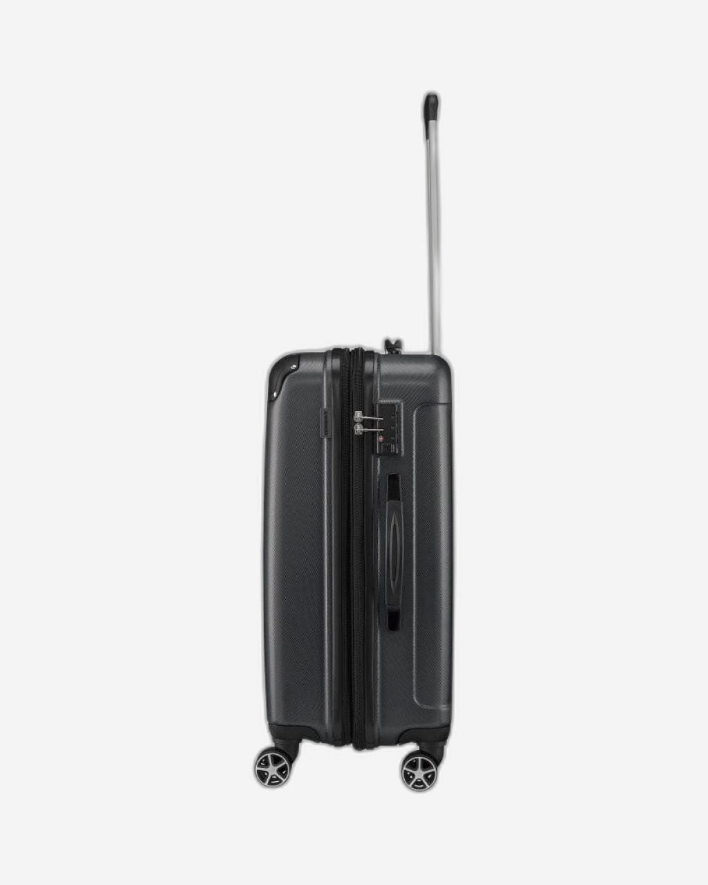 Wenger Protector Medium Hardside Expandable 67cm Check-In Luggage Trolley Black - 612363