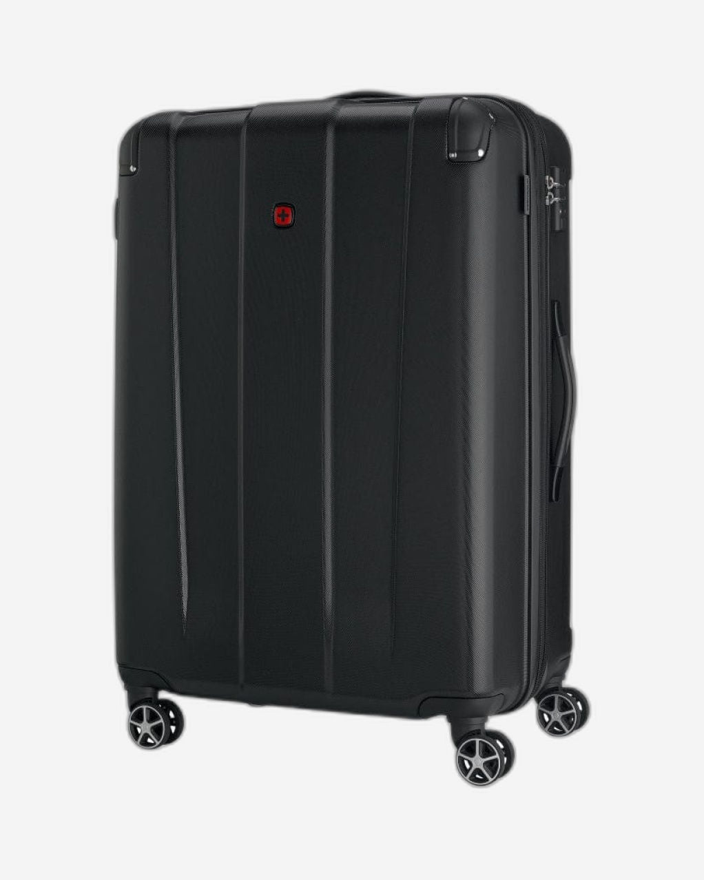 Wenger Protector Large Hardside Expandable 76cm Check-In Luggage Trolley Black - 612365