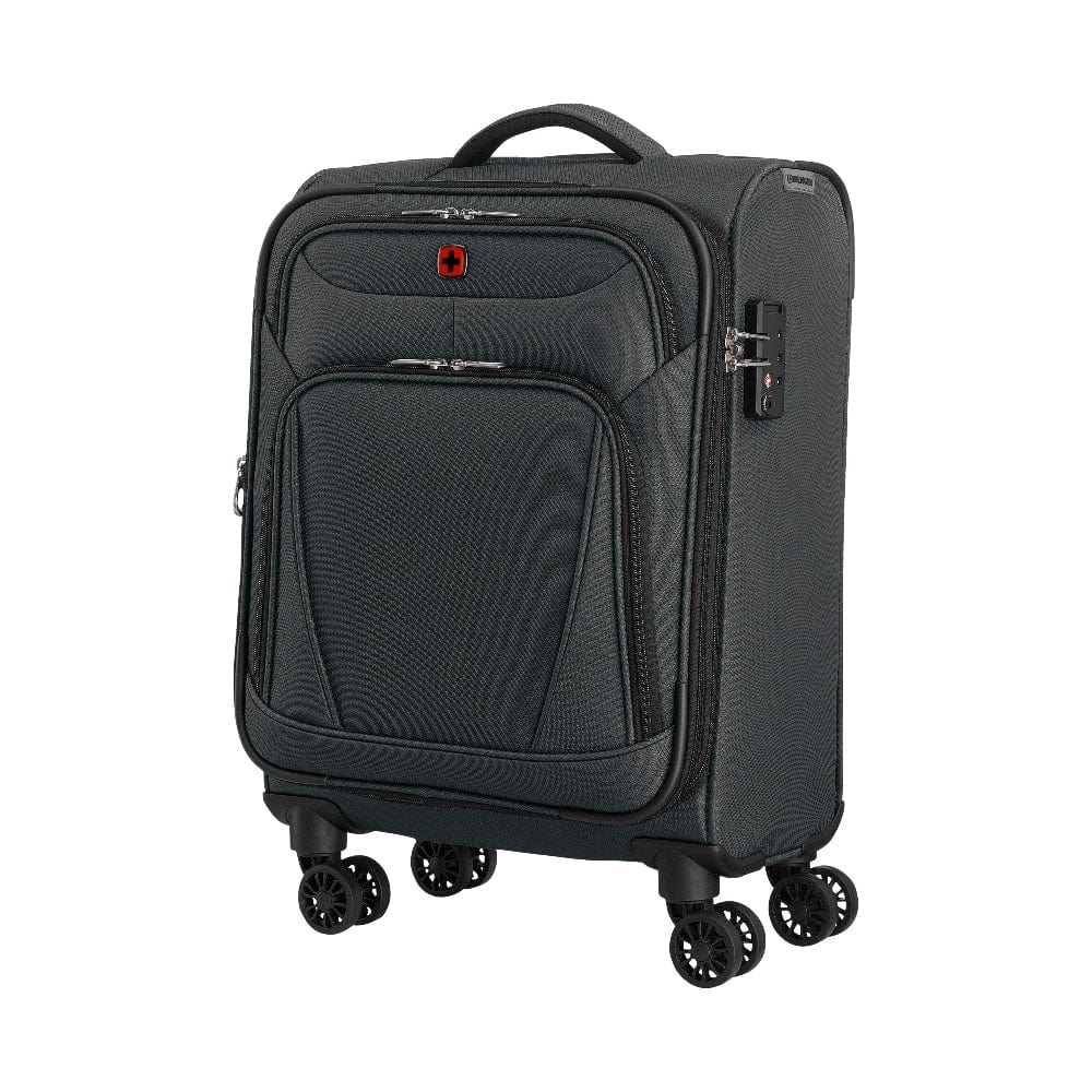 Wenger Beaumont Lite Carry-On Softside Expandable 57cm Cabin Luggage Trolley Black - 612381