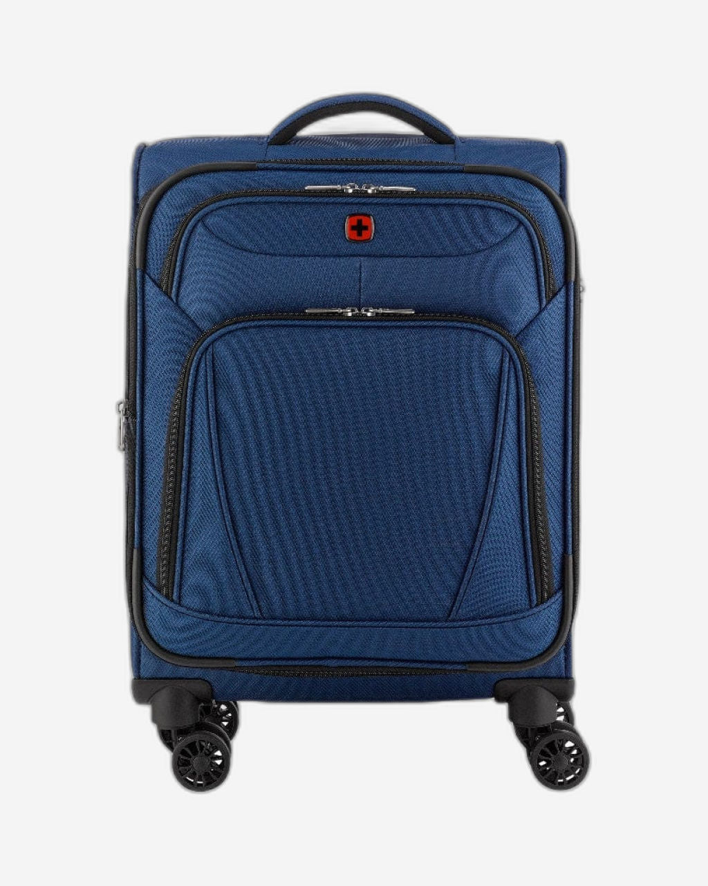 Wenger Beaumont Lite Carry-On Softside Expandable 57cm Cabin Luggage Trolley Blue - 612382