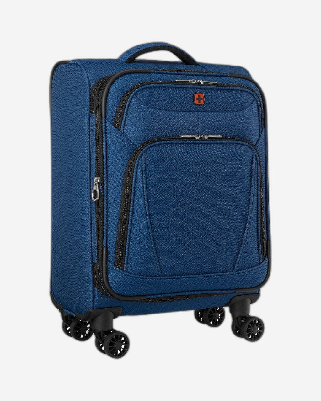 Wenger Beaumont Lite Carry-On Softside Expandable 57cm Cabin Luggage Trolley Blue - 612382