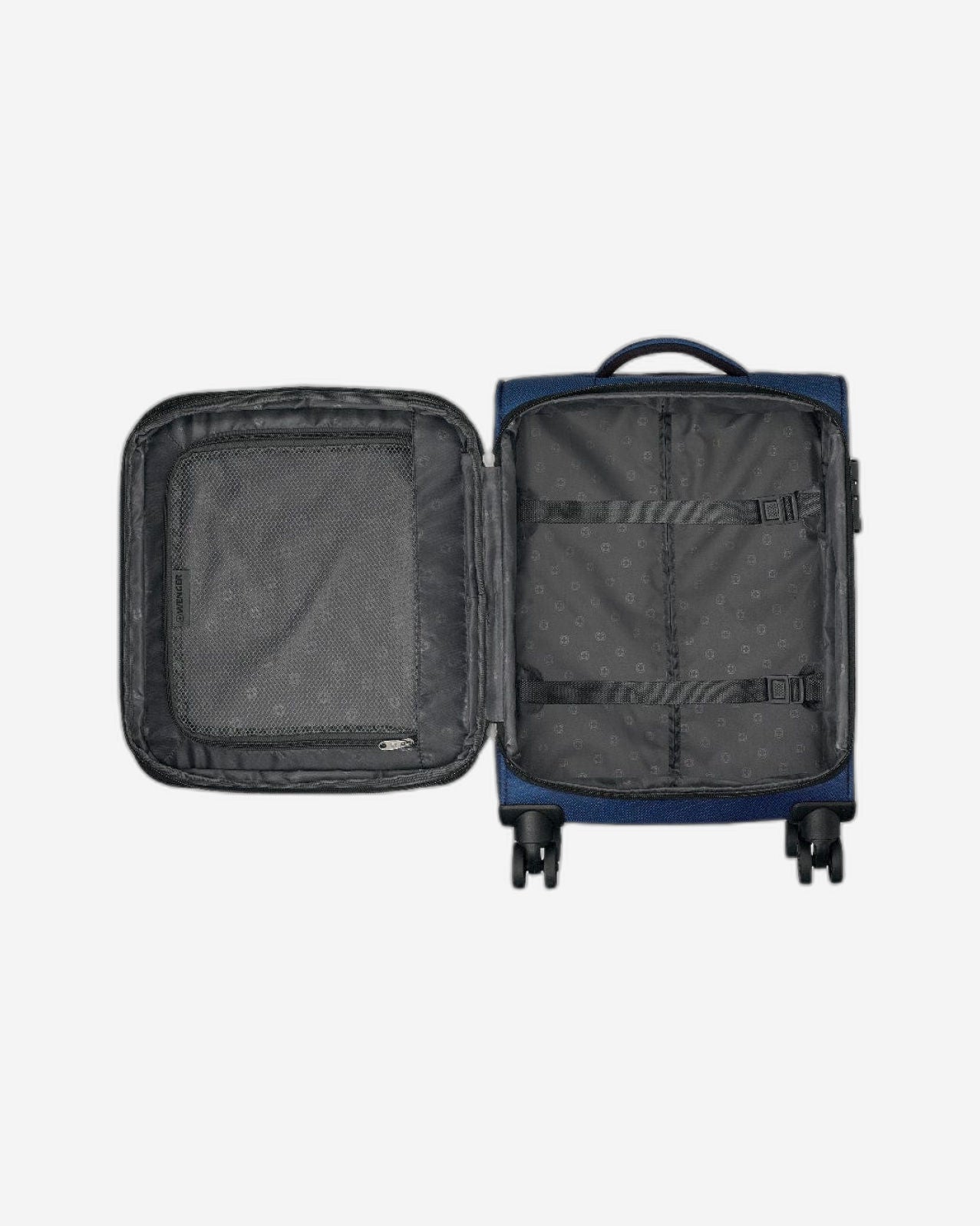 Wenger Beaumont Lite Carry-On Softside Expandable 57cm Cabin Luggage Trolley Blue - 612382