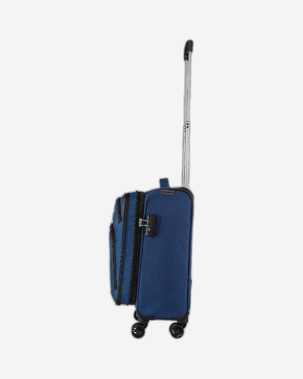 Wenger Beaumont Lite Carry-On Softside Expandable 57cm Cabin Luggage Trolley Blue - 612382