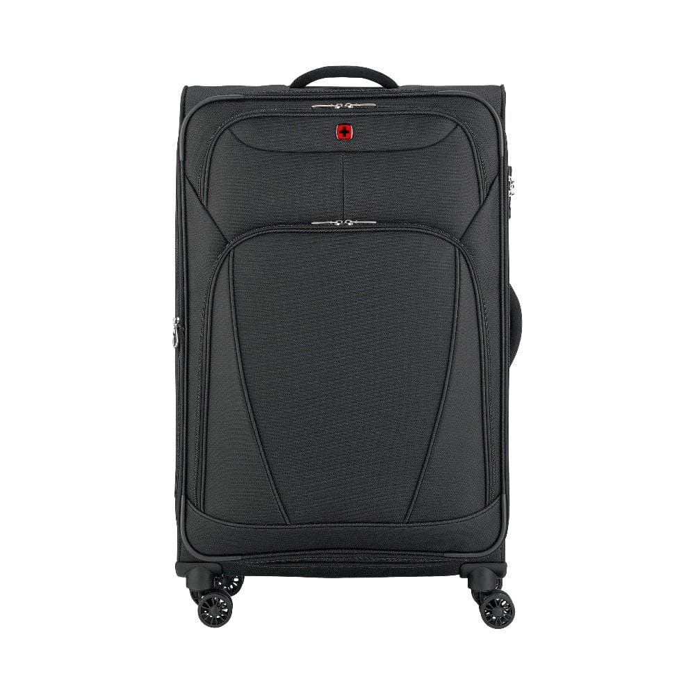 Wenger Beaumont Lite  Medium Softside Expandable 80cm Check-In Luggage Trolley Black - 612383