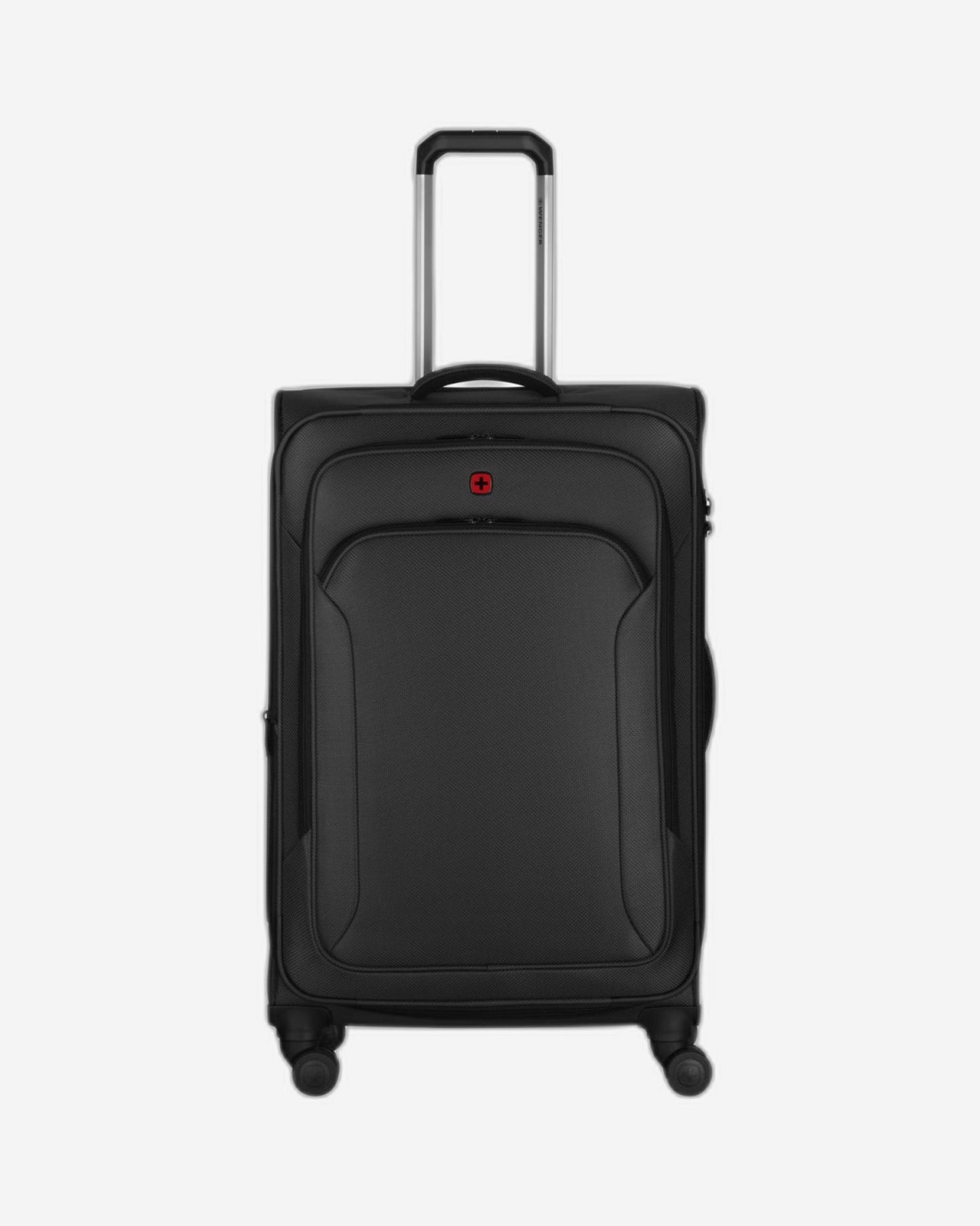Wenger Vibrave 68cm Softcase 4 Double Wheel Expandable Check-In Luggage Trolley Black - 612553