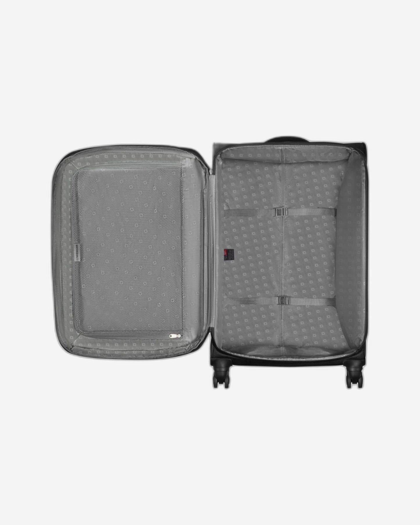 Wenger Vibrave 68cm Softcase 4 Double Wheel Expandable Check-In Luggage Trolley Black - 612553