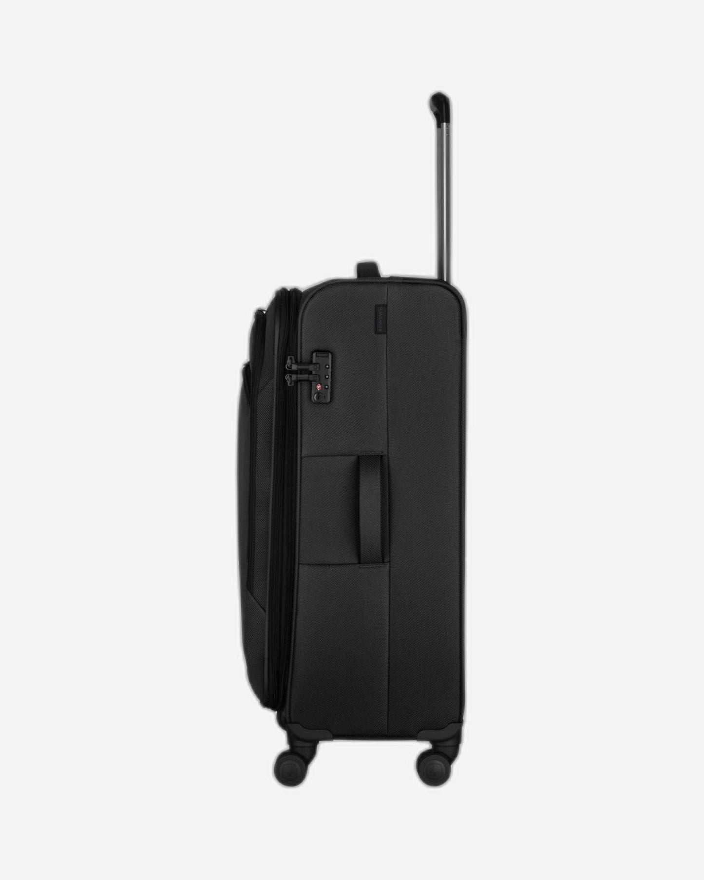 Wenger Vibrave 68cm Softcase 4 Double Wheel Expandable Check-In Luggage Trolley Black - 612553