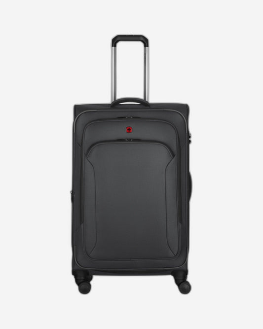 Wenger Vibrave 68cm Softcase 4 Double Wheel Expandable Check-In Luggage Trolley Anthra - 612554