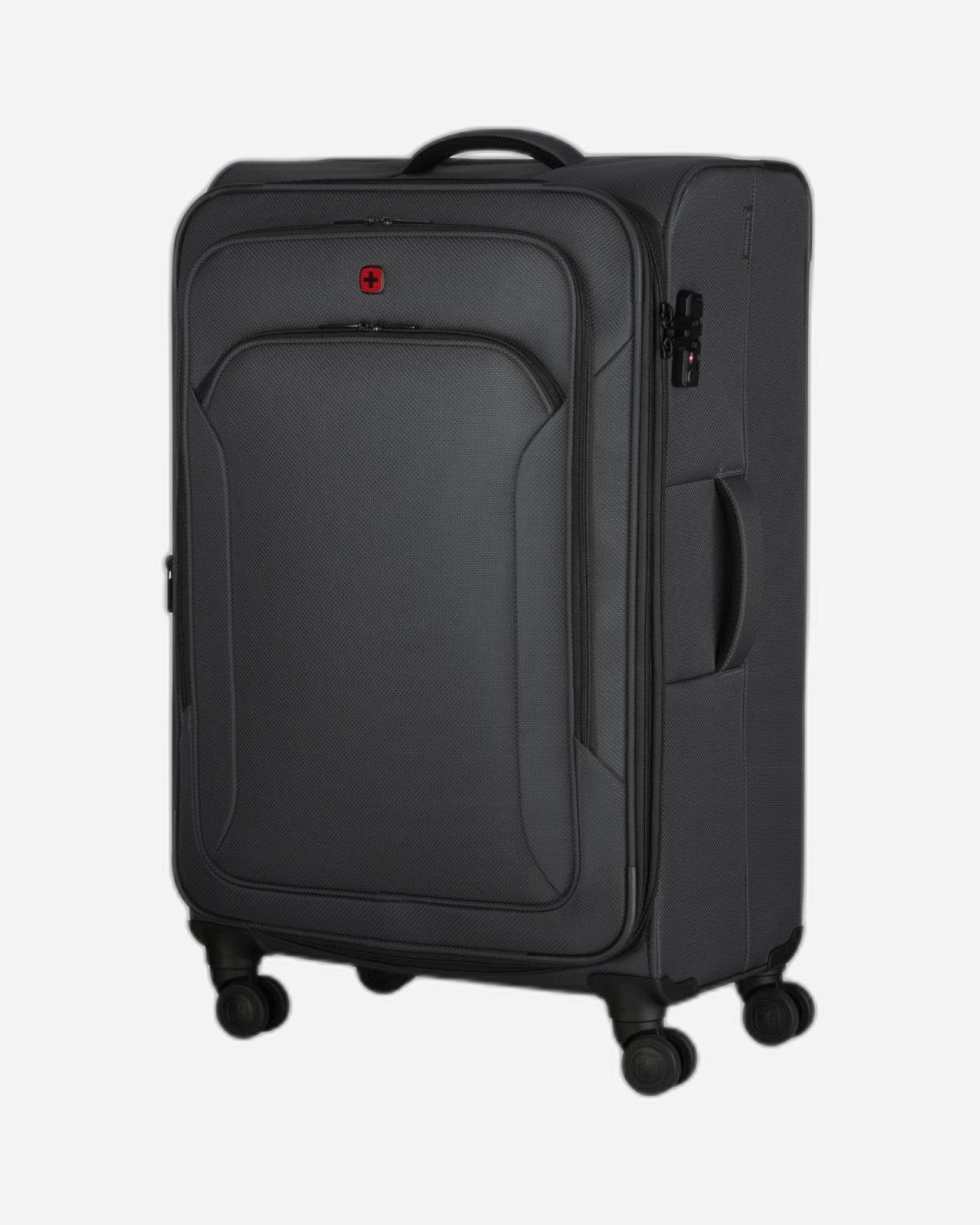 Wenger Vibrave 68cm Softcase 4 Double Wheel Expandable Check-In Luggage Trolley Anthra - 612554