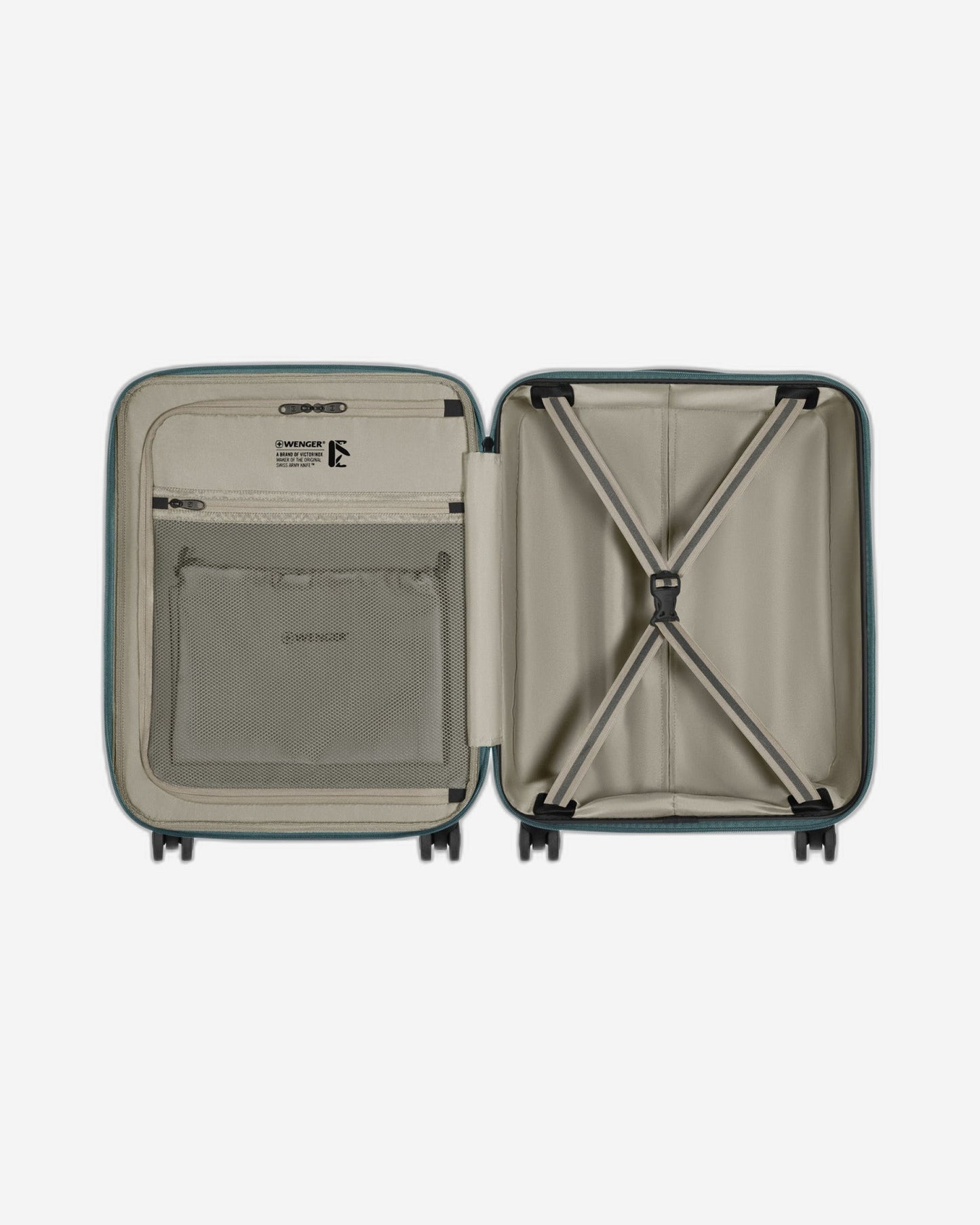 Wenger Motion 54cm Hardside Expandable Cabin Luggage Trolley Green - 612702