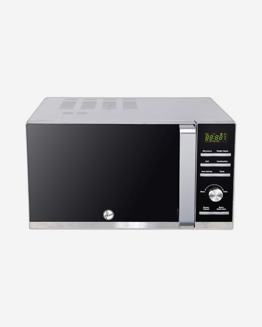 Hoover 25L Digital Microwave with Grill Oven - HMW-M25G-S, 900W Power, Defrost, Grill Function, Digital Button Control, Black