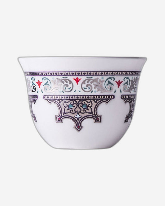 DIMLAJ SUROOR 47017 PORCELAIN CAWA CUP PLAT/6 - 47017