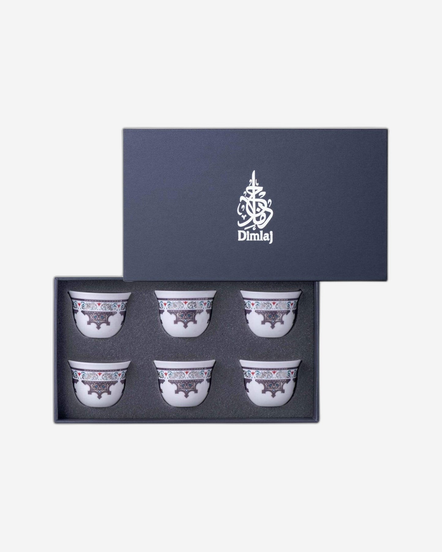 DIMLAJ SUROOR 47017 PORCELAIN CAWA CUP PLAT/6 - 47017