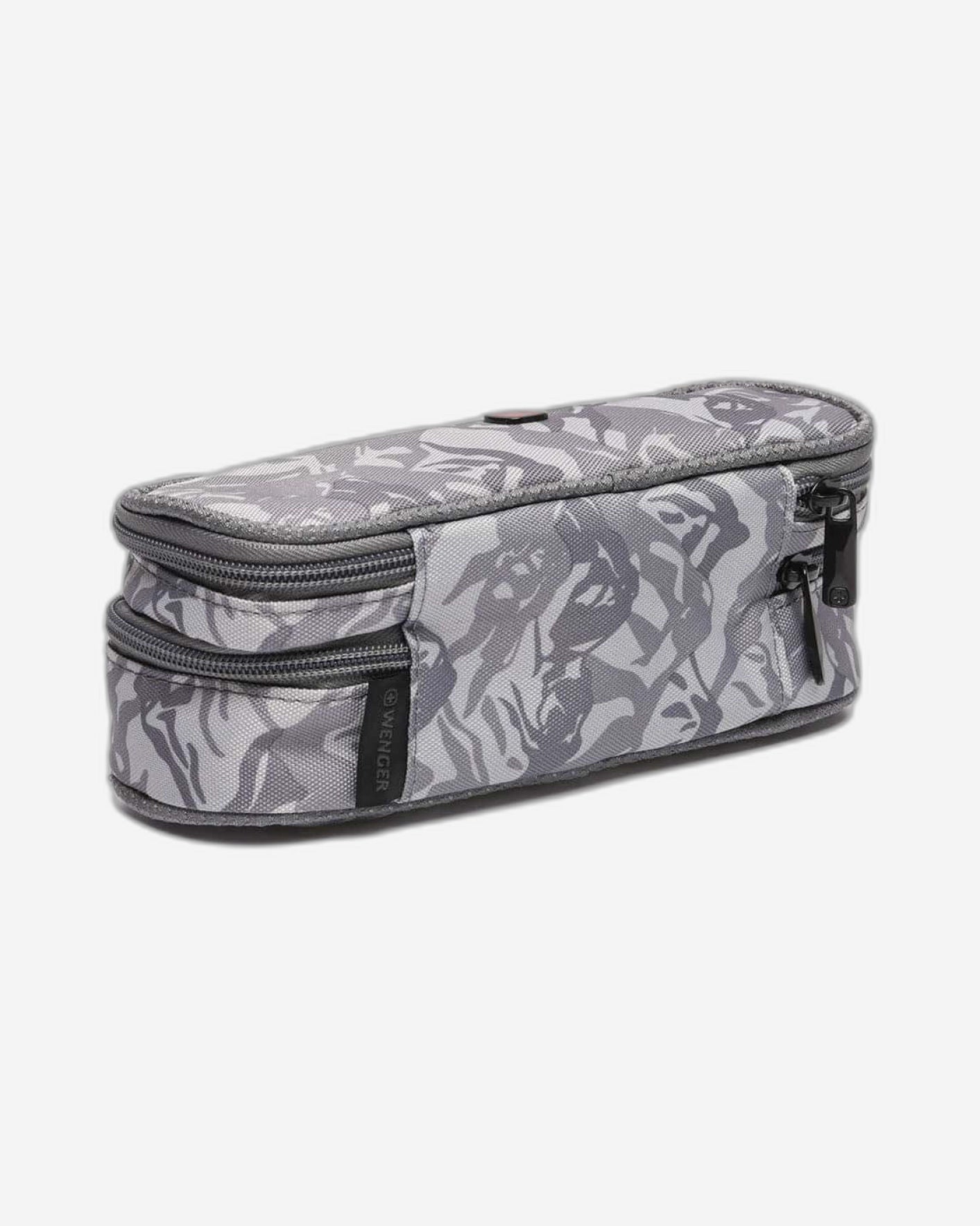 Wenger Back To School Two-Compartment School Pencil Case Grey - 653112