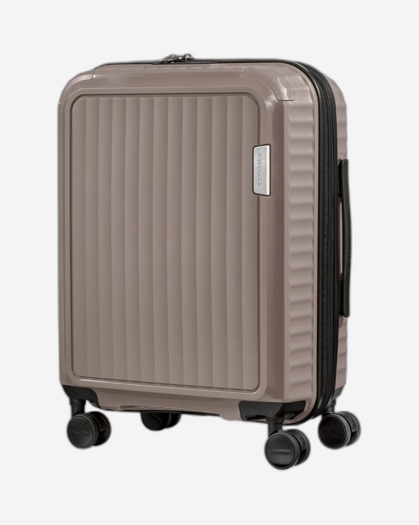 Wenger Optimo Hardside Expandable 57cm Cabin Luggage Trolley Brown