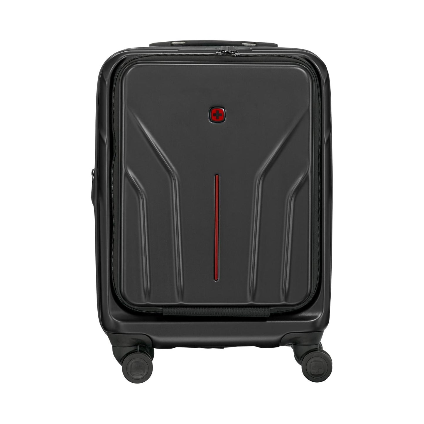 Wenger Amplix Hardside Expandable 55cm Cabin Luggage Trolley Black